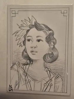 Giada Font of Hope Artist Proof Eric Deschamps w/ Sketch Magic the Gathering MTG - Image 1