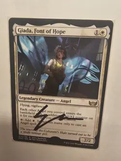 Giada Font of Hope Artist Proof Eric Deschamps w/ Sketch Magic the Gathering MTG - Image 2
