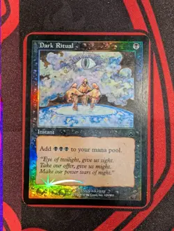 Dark Ritual - MTG - Mercadian Masques - Foil - HP - Image 1