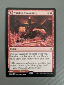 MTG Valakut Awakening Valakut Stoneforge Zendikar Rising Regular Rare NM 174 - Image 1