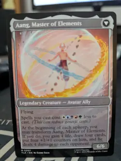 Avatar Aang / Aang, Master of Elements - Avatar: The Last Airbender MTG In Hand - Image 2