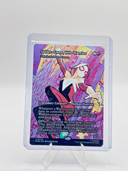 2025 Magic The Gathering Spider-Man Spider-Gwen Web-Warrior Borderless #0024 - Image 1