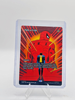 Path to Exile Mythic 0004 Borderless Marvel Spider-Man Magic The Gathering MTG - Image 1