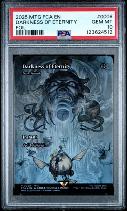 123624512 Darkness of Eternity 2025 MTG Final Fantasy FCA #0008 Foil PSA 10 - Image 1