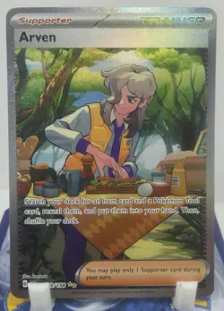 Pokemon S&V ARVEN 249/198 Special Illustration Rare NM/M Unplayed Pack Fresh - Image 1