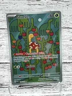 2025 Pokemon Mega Evolution Illustration Rare Full Art Holo Shuckle 136/132 - Image 1