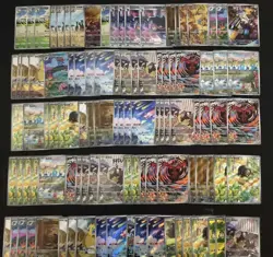 100 Lot AR CHR Pokemon TCG Chinese Card Art Rare minior swablu SQ A24 - Image 1