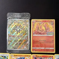 Pokemon Promo Card Sealed Lot Moltres SwSh185 190/172 Magneton 159 Shinji Kanda - Image 2