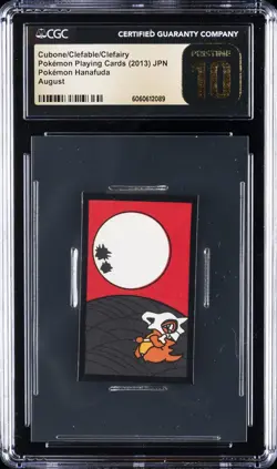 2013 POKEMON PLAYING CARDS CUBONE/CLEFABLE/CLEFAIRY CGC 10 PRISTINE - Image 1