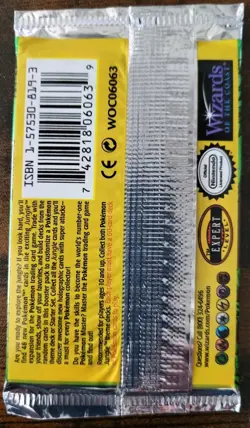 1999 Pokemon Jungle 1st Edition Booster Pack Scyther Art - NEW FACTORY SEALED - Image 2