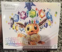 PRISMATIC EVOLUTIONS ETB ELITE TRAINER BOX NEW SEALED 2025 POKEMON SVP PROMO - Image 1