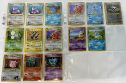 LOT OF 14 - VINTAGE POKEMON JAPANESE WOTC HOLOS - BASE FOSSIL GYM NEO - Image 1