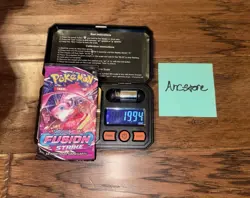 Weighed 19.94g Pokemon FUSION STRIKE ?? Booster Pack New Factory Sealed - Image 1