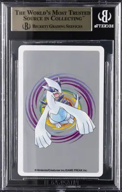 1999 POKEMON SILVER POKER SET #243 RAIKOU BGS 10 - Image 2