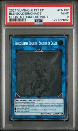 2021 YU-GI-OH! #EN132 BLACK LUSTER SOLDIER - SOLDIER OF CHAOS PSA 9 - Image 1