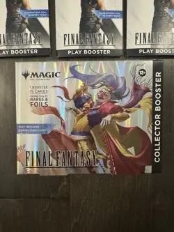 Magic The Gathering Final Fantasy Collector Booster Omega Box + Play Boosters x3 - Image 2