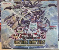 YuGiOh! Justice Hunters - Booster Box Factory Sealed 1st Edition - 24 Packs - Image 1