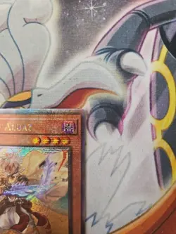 Yu-Gi-Oh Card RA04-EN034 Fallen of Albaz (Alt Art) Quarter Century Secret Rare. - Image 3