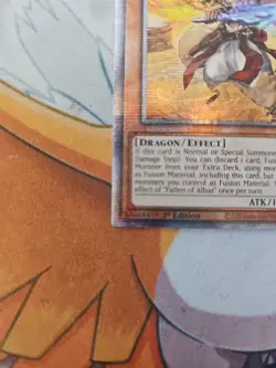 Yu-Gi-Oh Card RA04-EN034 Fallen of Albaz (Alt Art) Quarter Century Secret Rare. - Image 5