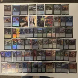 2025 MTG Marvel's Spider-Man Base Rare FOIL 136 Card Lot Extended art Scene - Image 1