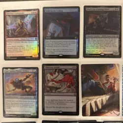 2025 MTG Marvel's Spider-Man Base Rare FOIL 136 Card Lot Extended art Scene - Image 2
