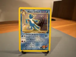 Pokemon TCG Misty's Golduck Gym Challenge Holo Card 12/132 Unlimited Rare - Image 1