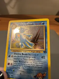Pokemon TCG Misty's Golduck Gym Challenge Holo Card 12/132 Unlimited Rare - Image 5
