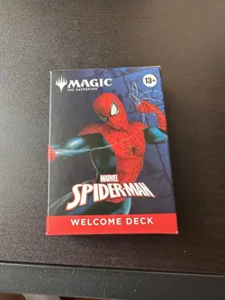Sdcc 2025 Magic The Gathering MTG Marvel Spider-Man White Welcome Deck - Image 1