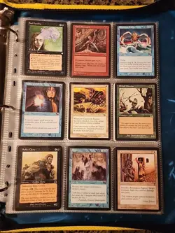 Vintage Magic The Gathering Binder Collection Card Lot MTG 1993-2003 - Image 3