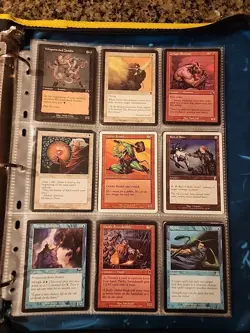 Vintage Magic The Gathering Binder Collection Card Lot MTG 1993-2003 - Image 5