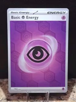 Lightning Energy 004 & Psychic Energy 005 SVEEN Reverse Holo Pokemon Cards - Image 5