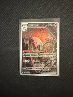 Pokemon TCG Black Bolt Volcarona Illustration Rare Card 100/086 Near Mint - Image 1