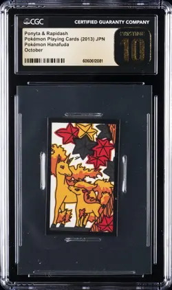 2013 POKEMON PLAYING CARDS PONYTA & RAPIDASH CGC 10 PRISTINE - Image 1