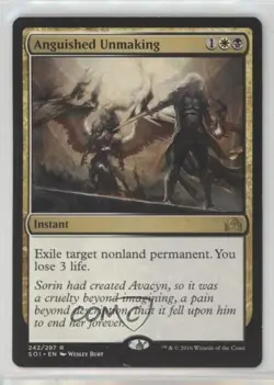 Anguished Unmaking English Magic: Shadows over Innistrad #242 0e3 - Image 1