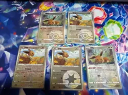 Pokemon Card Eevee Lot Of 5 S-Chinese Gem Pack Vol 2 - Image 1
