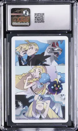 2017 POKEMON PLAYING CARDS LILLIE & SOLGALEO KING OF SPADES CGC 10 GEM MINT - Image 2