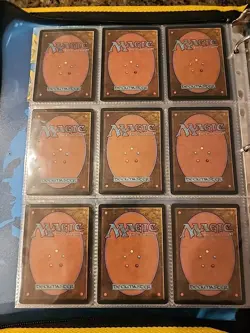 Vintage Magic The Gathering Binder Collection Card Lot MTG 1993-2003 - Image 2