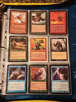 Vintage Magic The Gathering Binder Collection Card Lot MTG 1993-2003 - Image 3