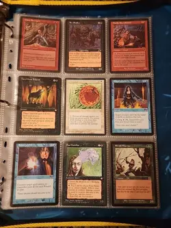 Vintage Magic The Gathering Binder Collection Card Lot MTG 1993-2003 - Image 4