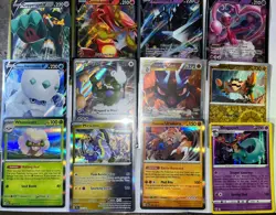 Pokemon TCG 12 Card Lot V Holo Rare NECROZMA TORNADUS 210 MIRAIDON Pack Fresh - Image 1