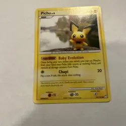 Pichu 93/123 Non Holo Pokemon Card 2007 Mysterious Treasures LP - Image 1