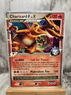 Charizard G LV.X DP45 Diamond & Pearl Black Star Promo Holo Pokemon Card - Image 1