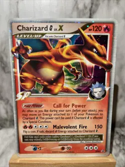 Charizard G LV.X DP45 Diamond & Pearl Black Star Promo Holo Pokemon Card - Image 2