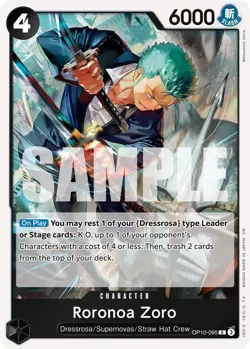 Roronoa Zoro - OP10-095 (Reprint) OP10-095 Premium Booster -The Best- Vol. 2 Foil for sale online - Image 3