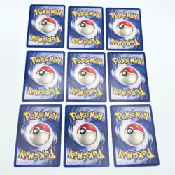 1999 Vintage Pokemon Base Set SHADOWLESS 19 Card Lot - Rare Uncommon Common - LP - Image 2