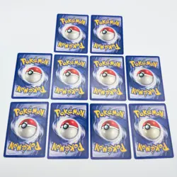1999 Vintage Pokemon Base Set SHADOWLESS 19 Card Lot - Rare Uncommon Common - LP - Image 4