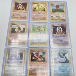 1999 Vintage Pokemon Base Set SHADOWLESS 19 Card Lot - Rare Uncommon Common - LP - Image 5