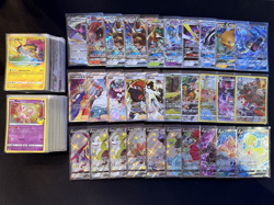 Lot of 150 Pokemon Cards V/VMAX/EX/Full Art/GX/Trainer/Holos Modern Collection - Image 1