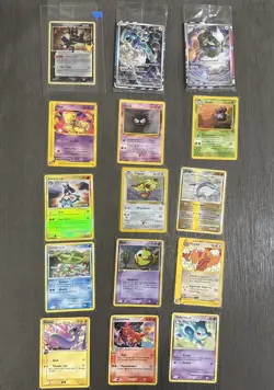 Pokemon Card Lot! 12 Raw Cards 3 Sealed Promos! - Image 1