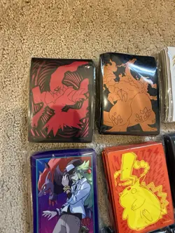 Pokemon TCG Card Sleeve Lot 9 Five ETB 60 Sleeve Packs - Image 2